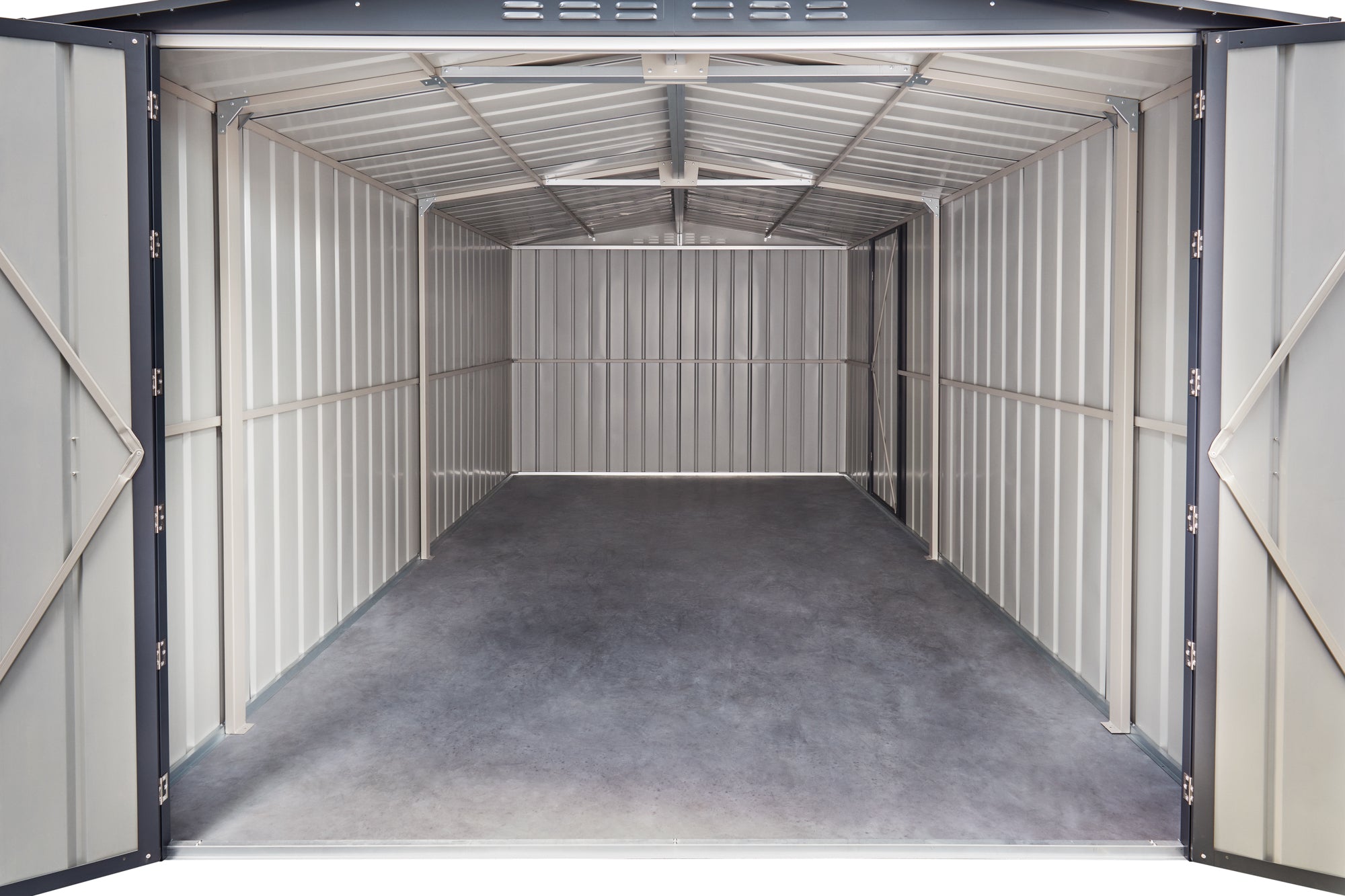 Globel Grey Dual Door Workshop Garage – Waltons