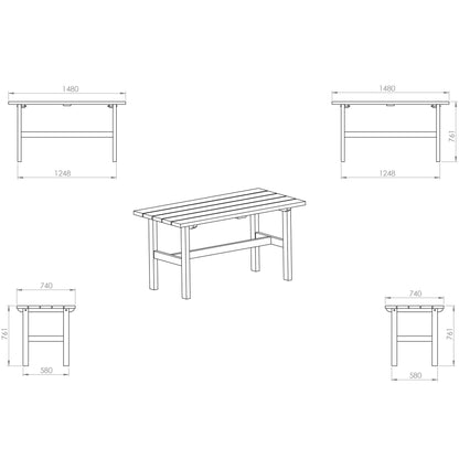 Pressure Treated Outdoor Table