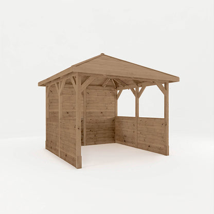 3m x 3m Pressure Treated Gazebo With Panels