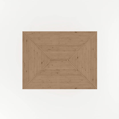 4m x 3m Pressure Treated Gazebo With Panels