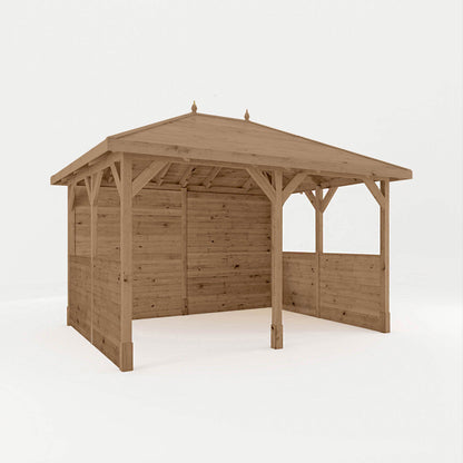 4m x 3m Pressure Treated Gazebo With Panels