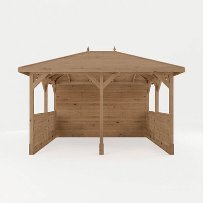 4m x 3m Pressure Treated Gazebo With Panels