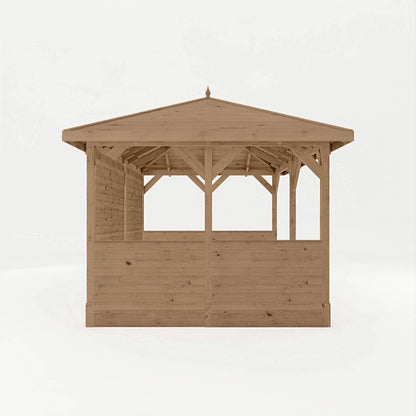 4m x 3m Pressure Treated Gazebo With Panels