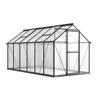 6 x 12 Metal Greenhouse with Polycarbonate