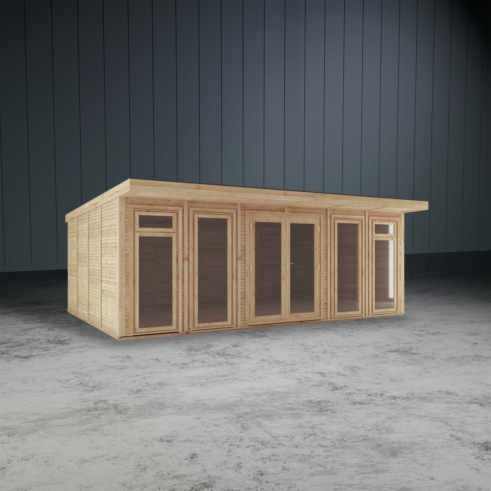 Garden room installation