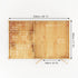 6 x 4m Goldfinch Premium Log Cabin
