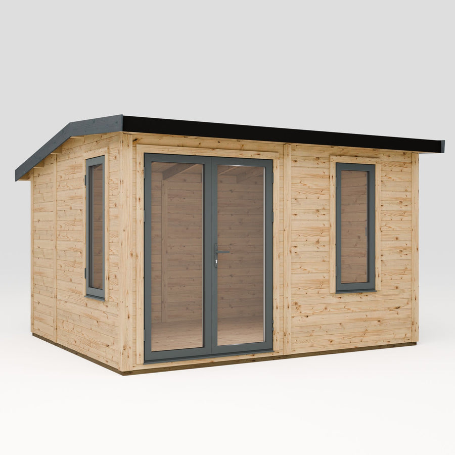Hawk studio cabin, front view illustration