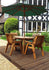 Charles Taylor Four Seater Circular Dining Set with Parasol
