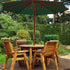 Charles Taylor Four Seater Circular Dining Set with Parasol

