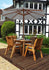 Charles Taylor Four Seater Circular Dining Set with Parasol
