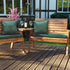 Charles Taylor Twin Bench Set Angled with Cushions
