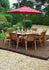 Charles Taylor Eight Seater Circular Dining Set with Parasol
