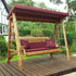 Charles Taylor Dorset Three Seat Swing with Cushions
