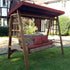Charles Taylor Dorset Three Seat Swing with Cushions
