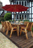 Charles Taylor Eight Seater Rectangular Dining Set with Parasol
