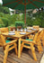 Charles Taylor Eight Seater Rectangular Dining Set with Parasol
