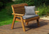 Charles Taylor Traditional Two Seater Bench with Cushions
