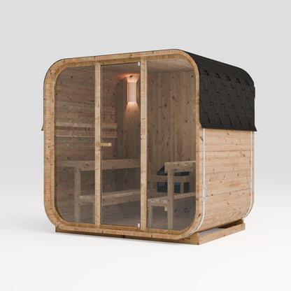 Novi Cube Outdoor Sauna - 6 Person