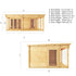 6m x 4m Kingfisher Premium Log Cabin

