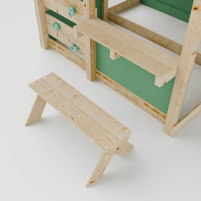 LittleSummit Tower with Swing & Climbing Wall