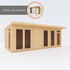The Creswell 6m x 3m Premium Insulated Garden Room
