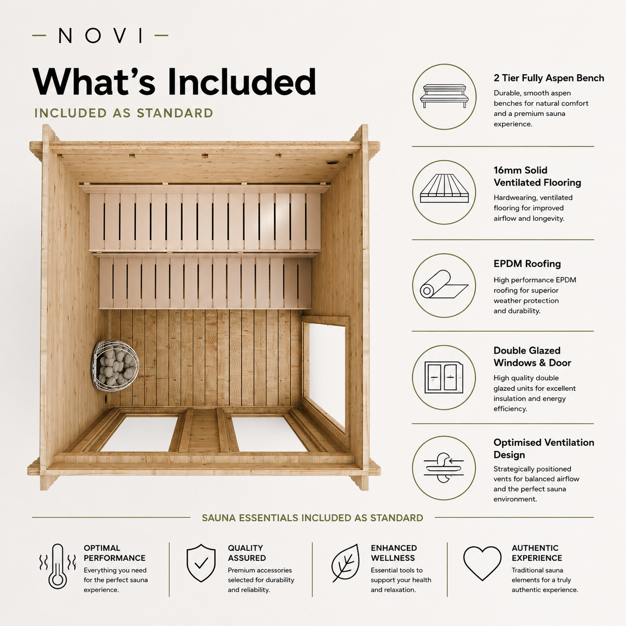 Novi Outdoor Sauna
