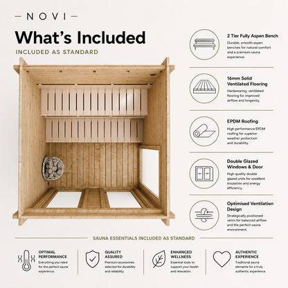 Novi Outdoor Sauna