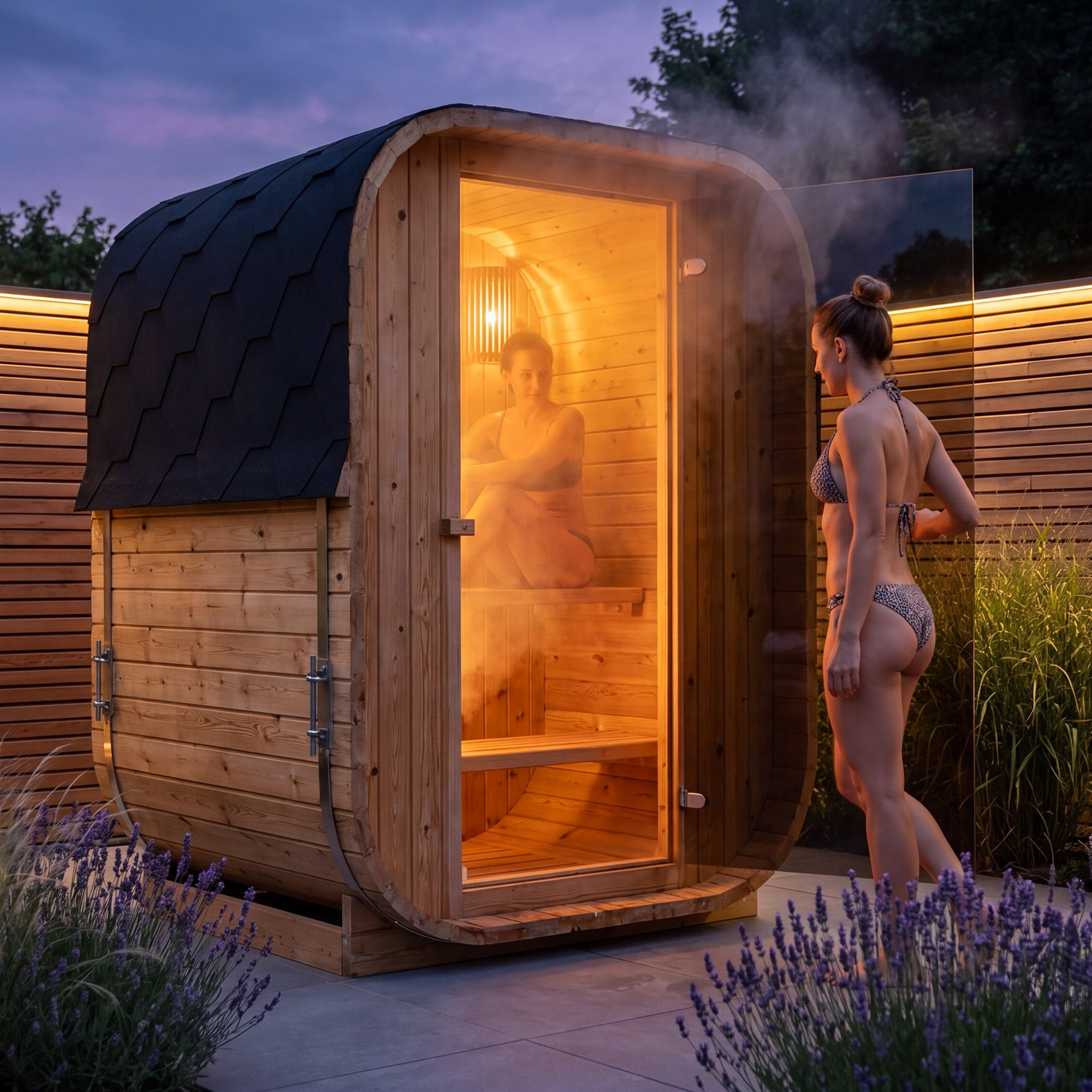 Novi Barrel Sauna