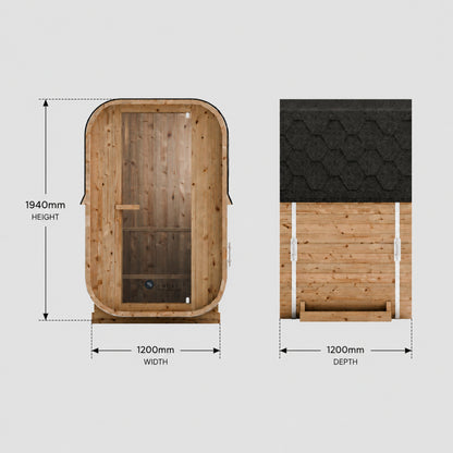 Novi Barrel Sauna