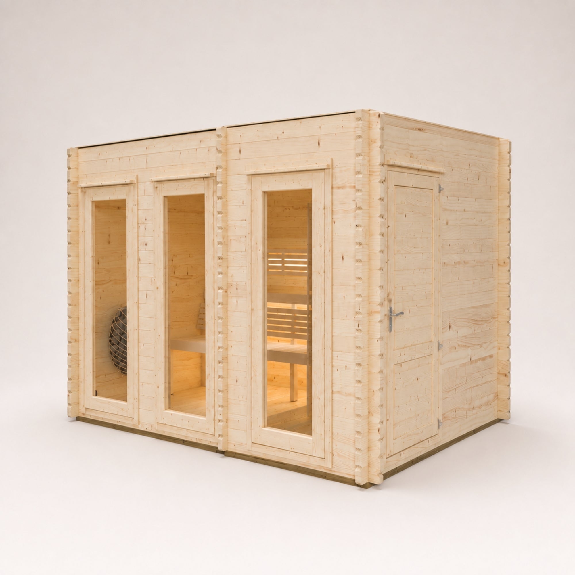 Novi Outdoor Sauna With Changing Room