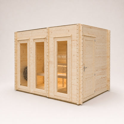 Novi Outdoor Sauna With Changing Room