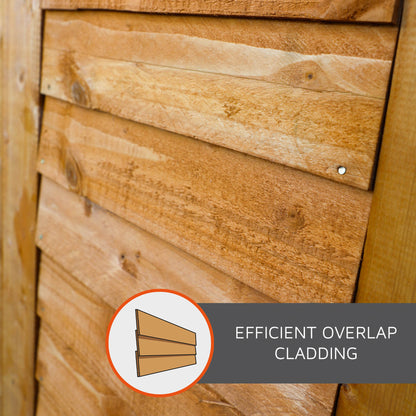 8 x 6 Ultra Value Overlap Apex Wooden Shed