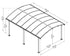 Canopia by Palram Carport Arcadia 5000 - Grey
