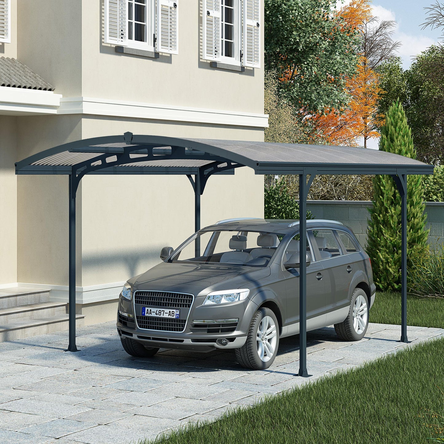 Canopia by Palram Carport Atlas 5000 - Solar Grey