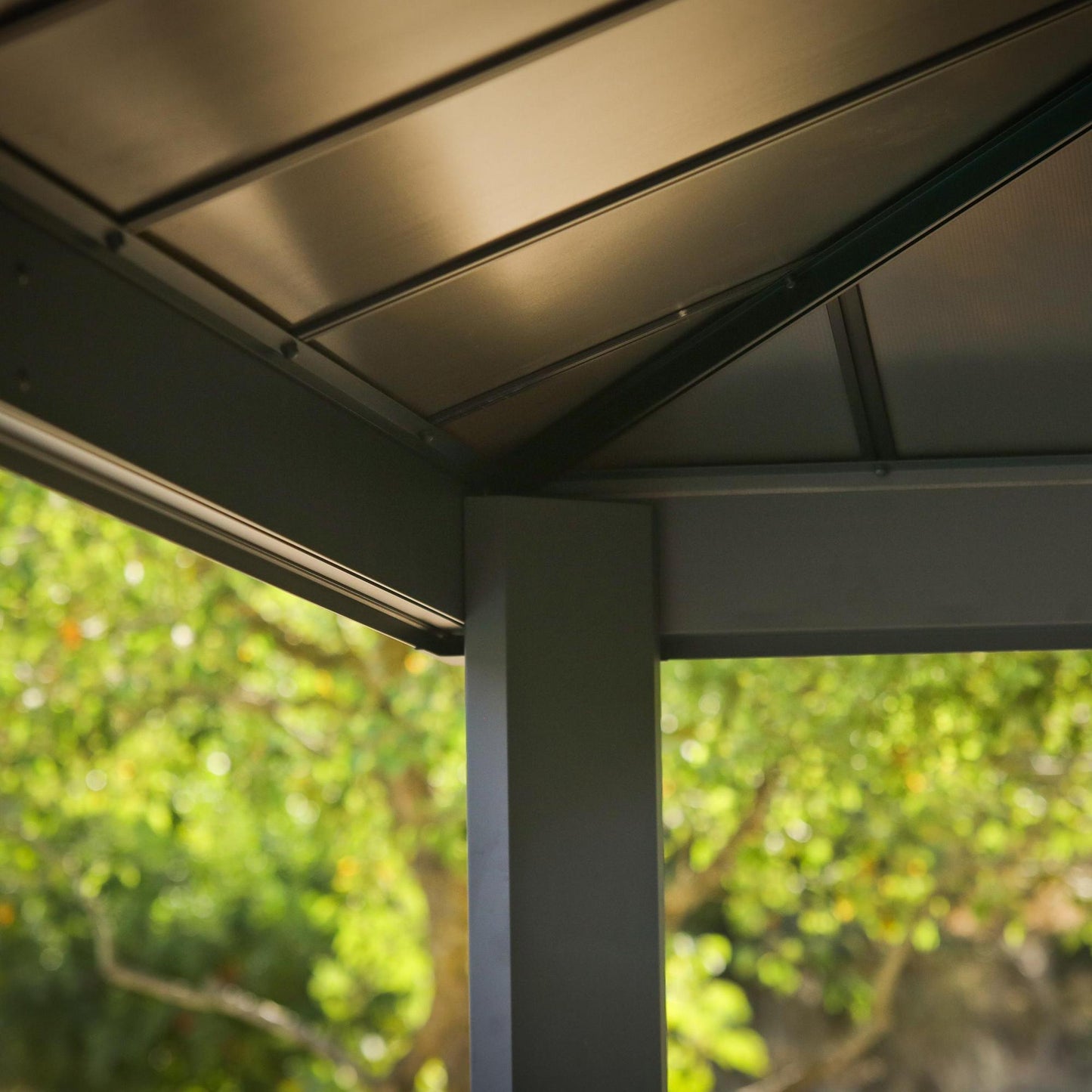 Canopia by Palram Dallas 12 x 14 Garden Gazebo - Grey