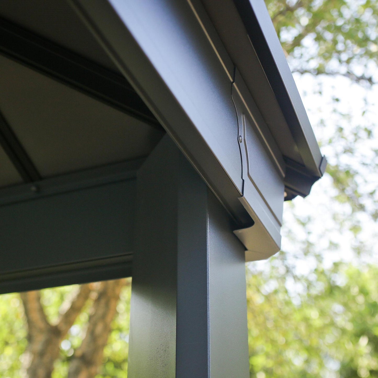 Canopia by Palram Dallas 14 x 14 Garden Gazebo - Grey