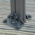 Canopia by Palram Milano 10 x 10 Garden Gazebo - Grey Bronze
