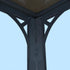 Canopia by Palram Milano 10 x 10 Garden Gazebo - Grey Bronze
