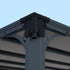 Canopia by Palram Milano 10 x 10 Garden Gazebo - Grey Bronze
