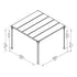 Canopia by Palram Milano 10 x 10 Garden Gazebo - Grey Bronze
