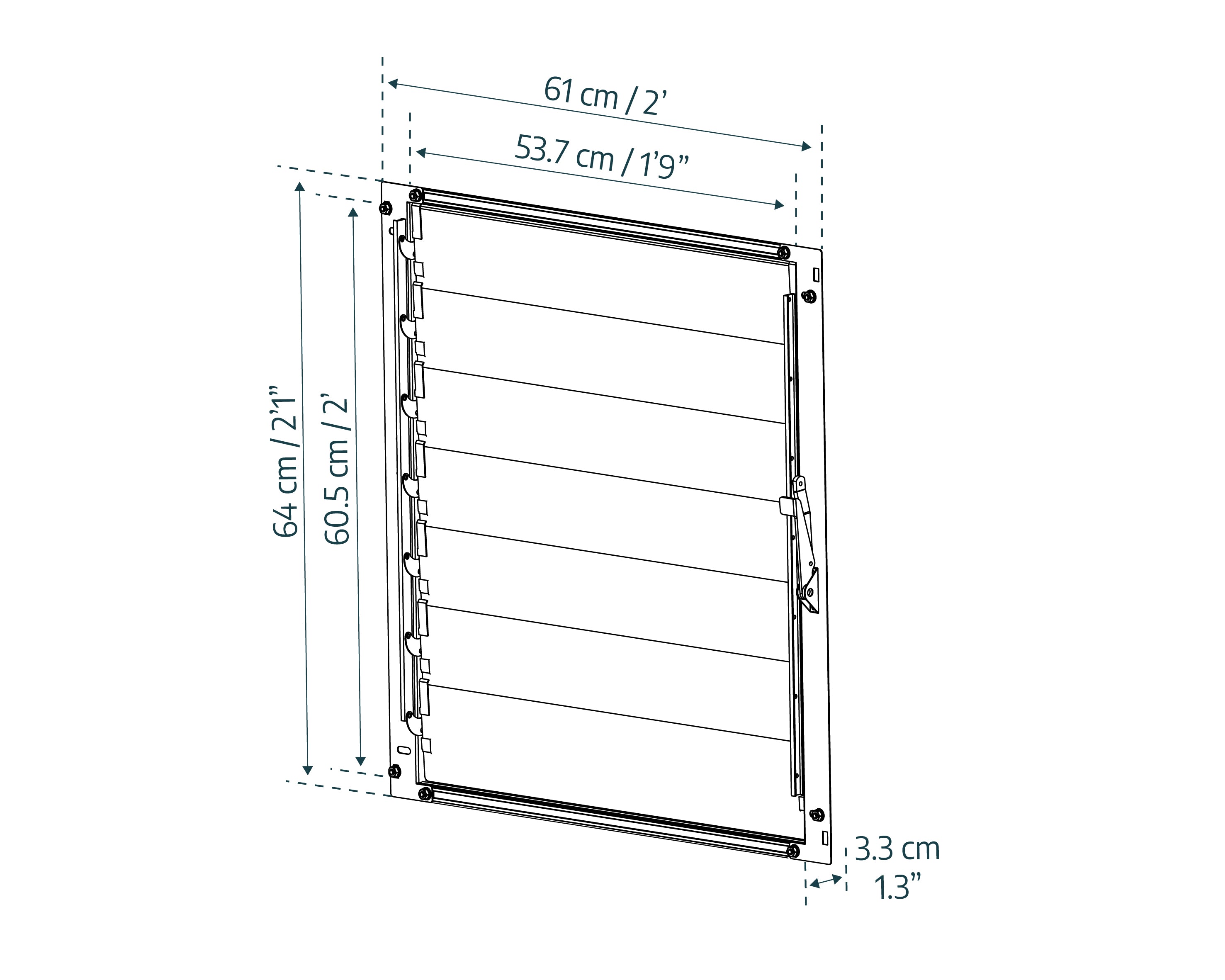 Canopia by Palram Side Louver Window Kit