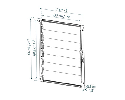 Canopia by Palram Side Louver Window Kit