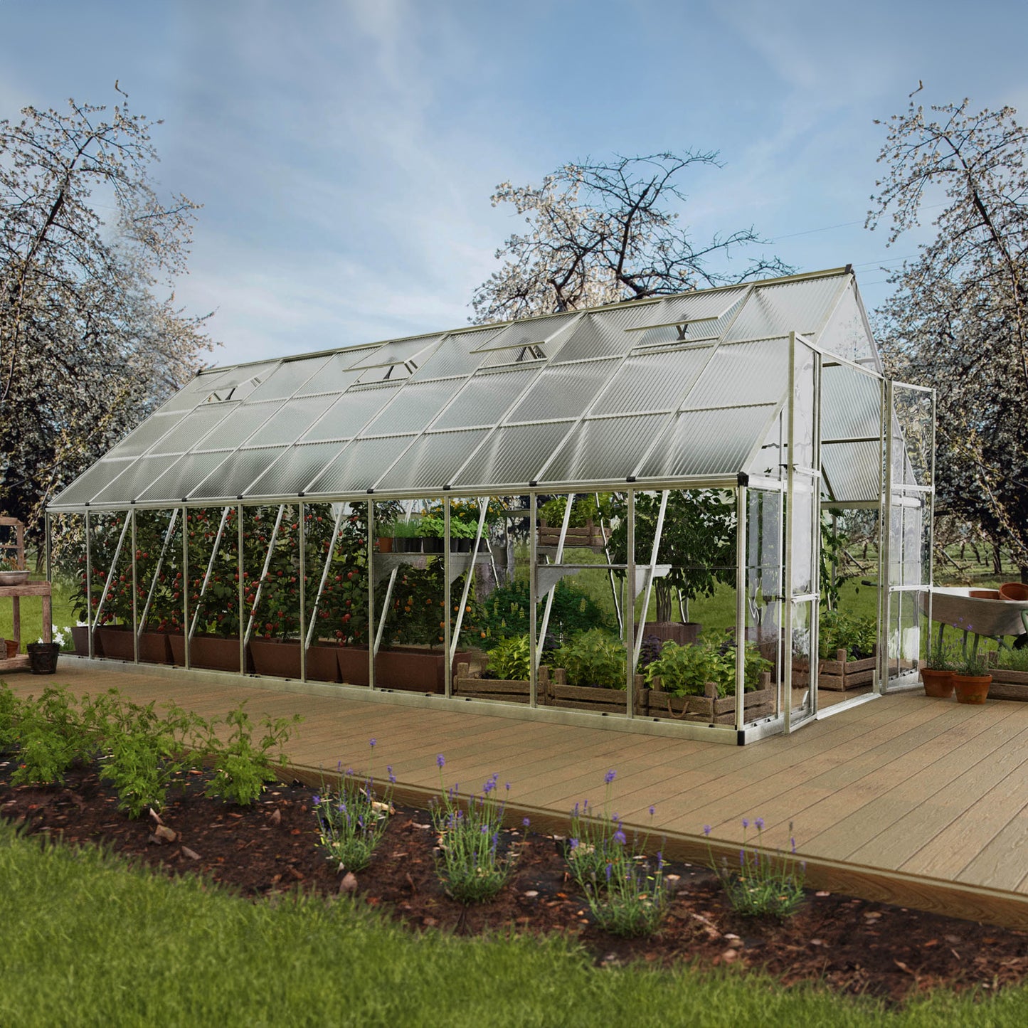 Canopia by Palram 10 x 20 Balance Silver Greenhouse