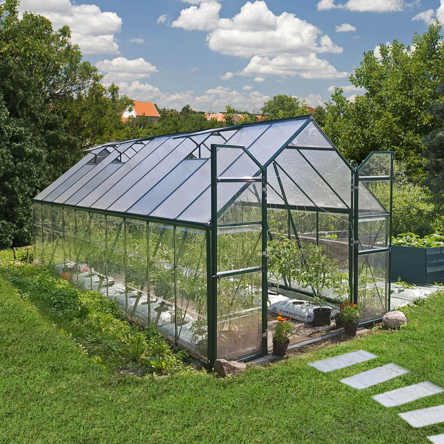 Canopia by Palram 8 x 20 Balance Green Greenhouse
