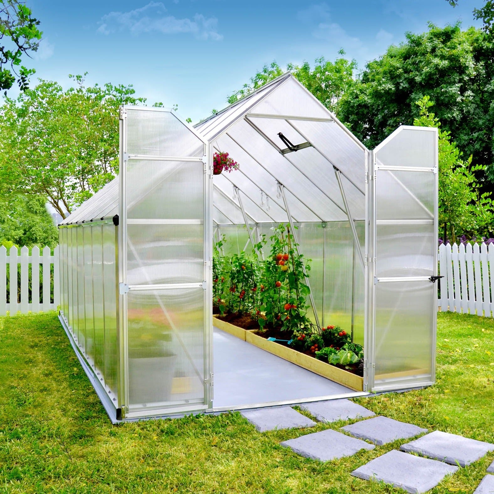 Canopia by Palram 8 x 16 Essence Silver Greenhouse