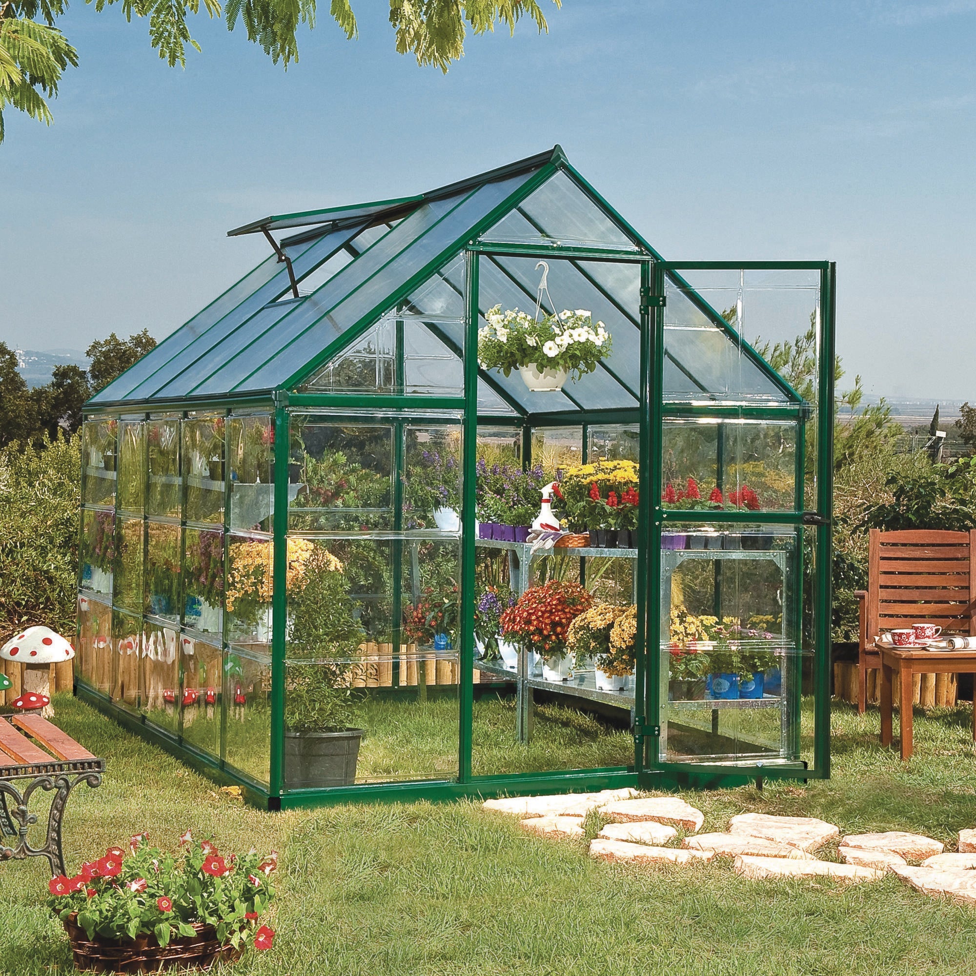 Canopia by Palram Hybrid Greenhouse Green