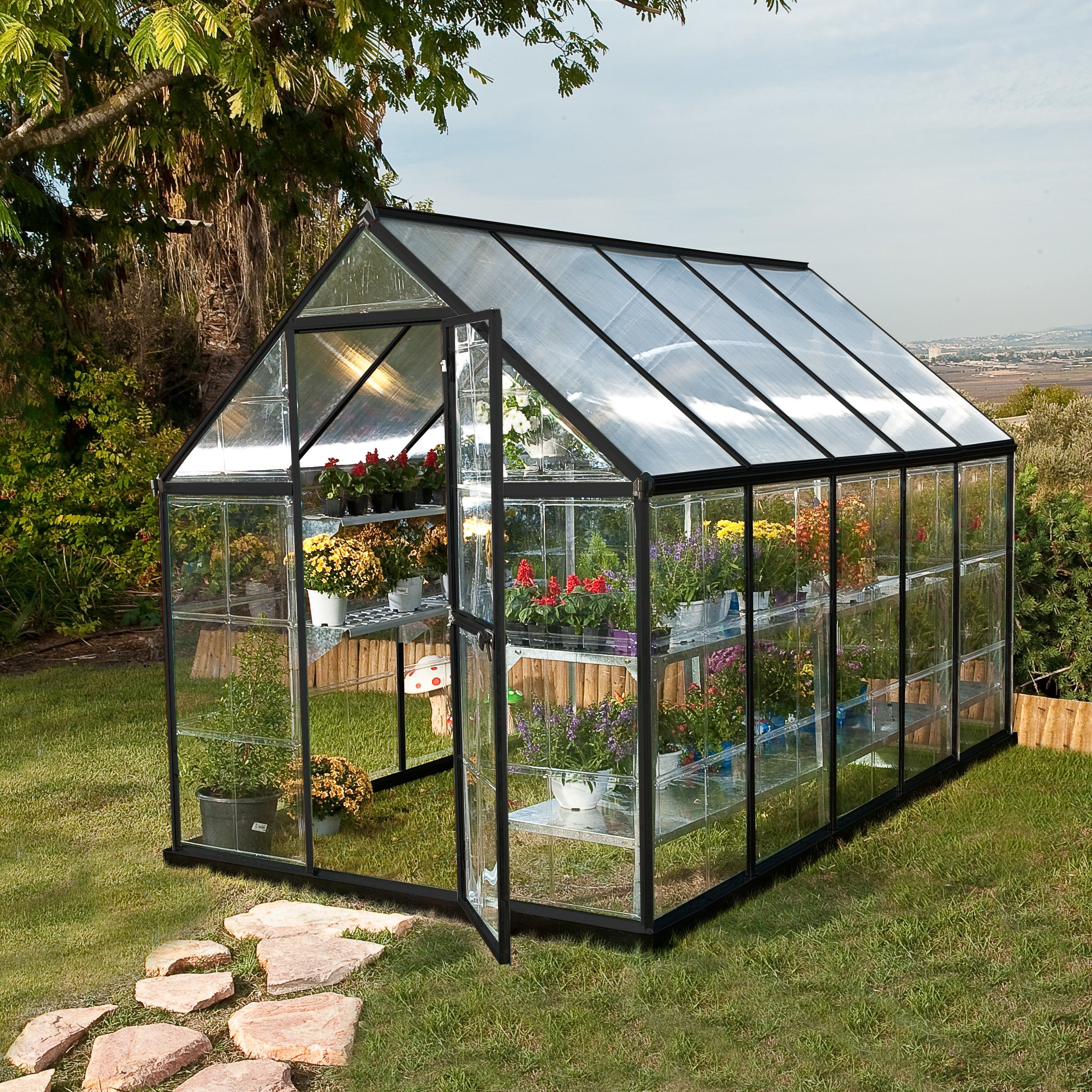 Canopia by Palram Hybrid Greenhouse Grey