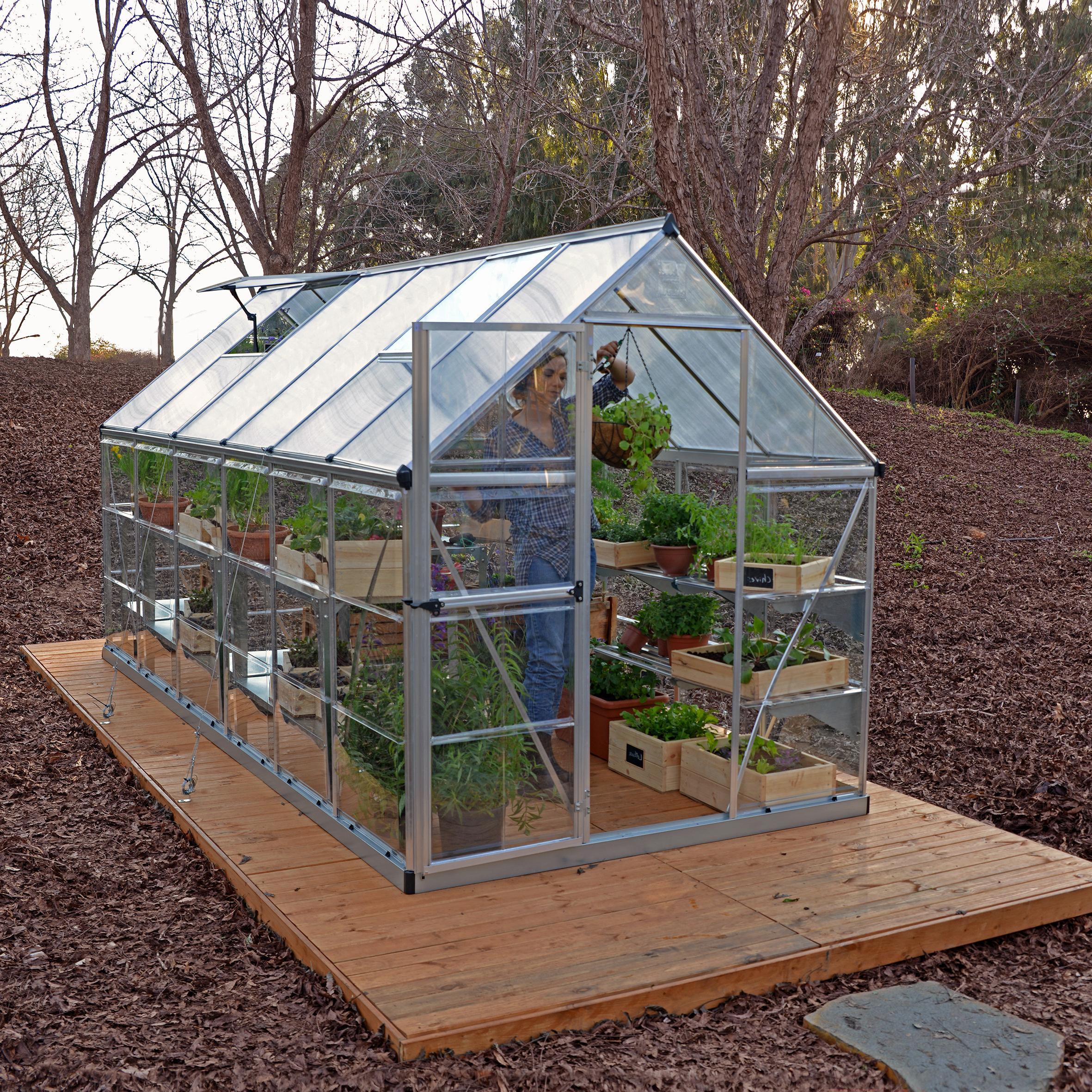 Canopia by Palram 6 x 12 Hybrid Greenhouse Silver