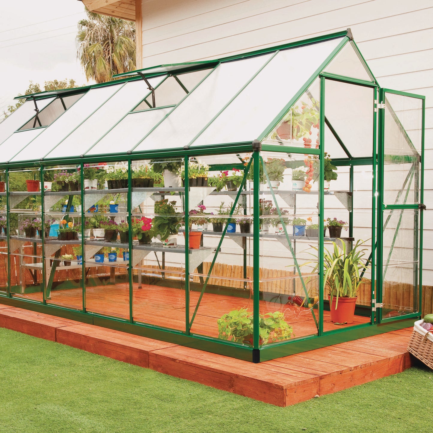Canopia by Palram 6 x 14 Hybrid Greenhouse Green
