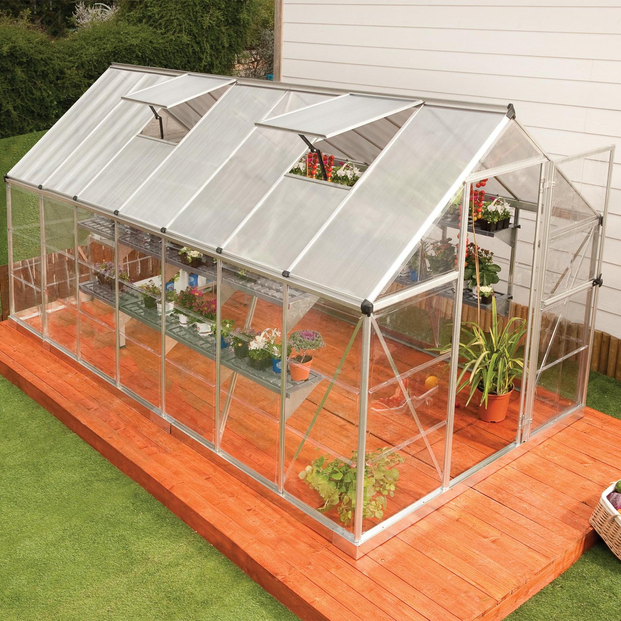 Canopia by Palram 6 x 14 Hybrid Greenhouse Silver